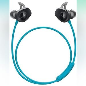 Bose Soundsport Wireless Bluetooth Headphones Blue and Black